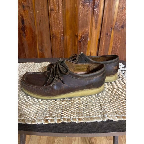 Clarks originals wallabee dark brown leather size 9.5 - Picture 14 of 16